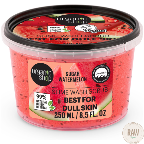 Organic Shop Slim wash scrub sugar watermelon  250 ml – kuva 7
