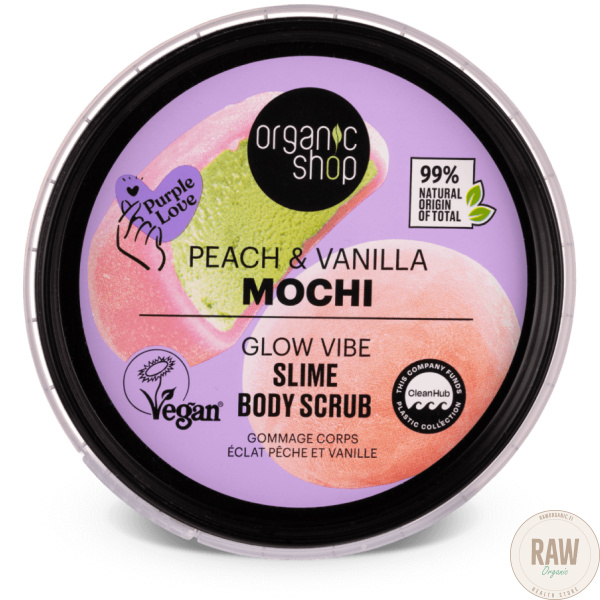 Organic Shop Peach & vanilla Mochi slim body scrub 250 ml – kuva 3