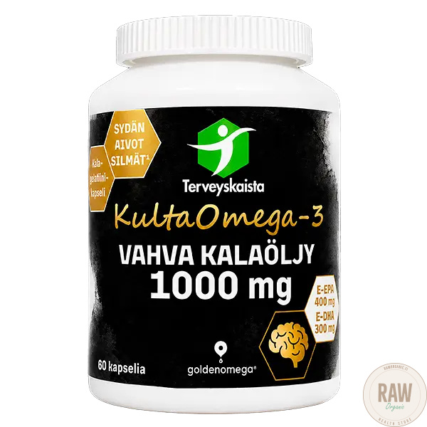 Terveyskaista Kulta Omega-3 1000mg 60kaps.
