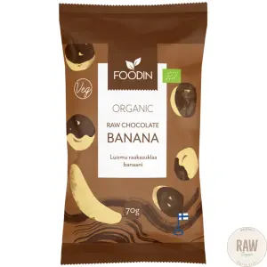 Foodin Raakasuklaabanaani, 70g luomu