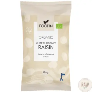 Foodin Valkosuklaarusina Luomu 80 g