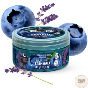 Organic shop Lavender+ blueberry melatonin  bath salt 300g