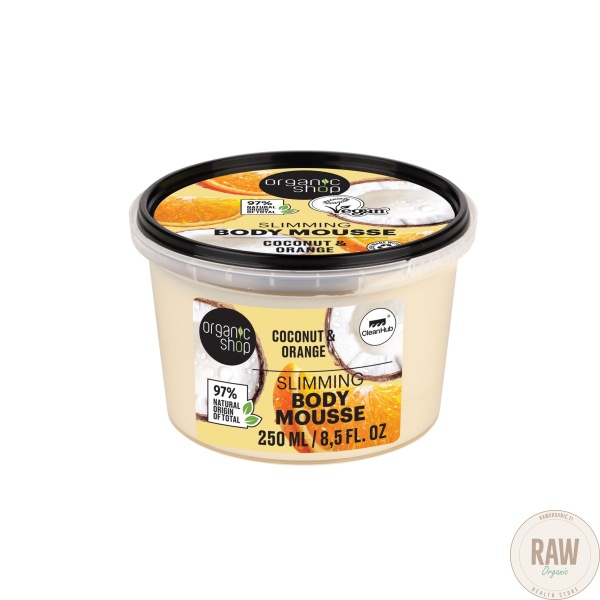Organic Shop Slimming body mousse coconut & orange 250ml – kuva 2