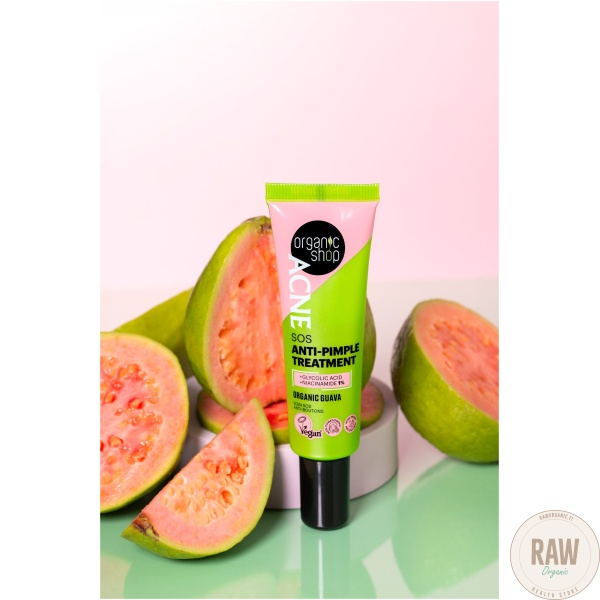 Organic Shop Acne SOS anti-pimple treatment guava 30 ml – kuva 3