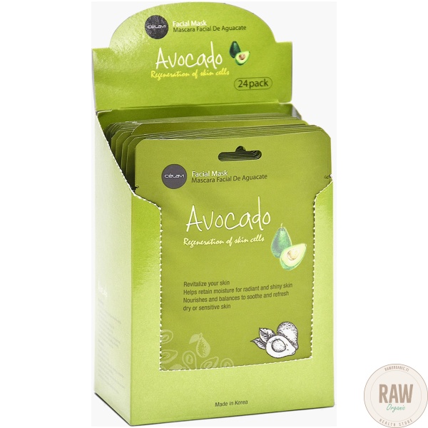 Celavi Avocado Facial Mask Sheet – kuva 3