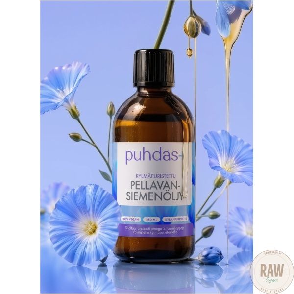 Puhdas+ Pellavansiemenöljy 250ml – kuva 3