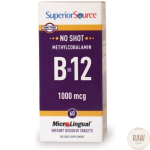 SuperiorSource B12 1000ug, 60 tabl