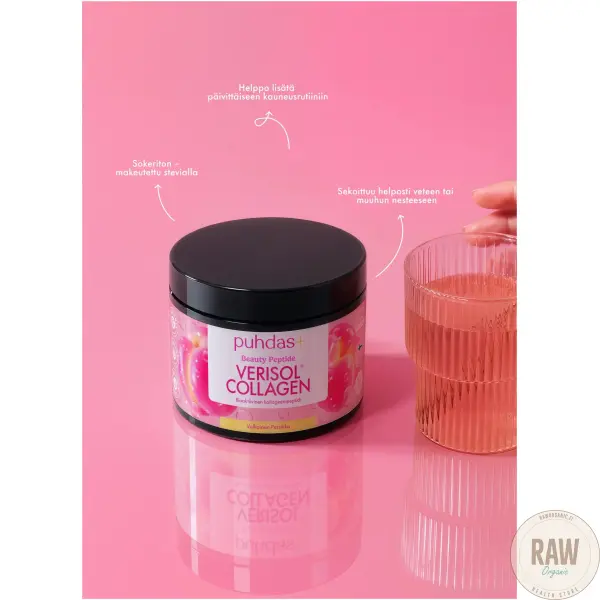 Puhdas+ Beauty Peptide Verisol Kollageenijauhe, Persikka 150g – kuva 5