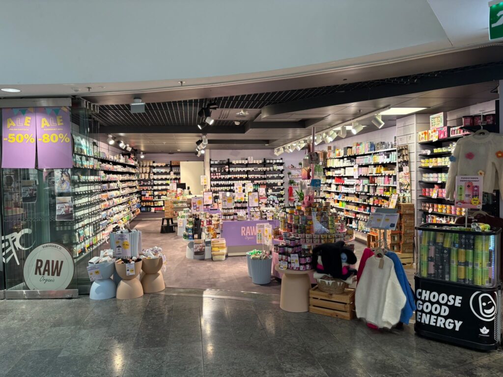 Raw Organic Hansa store, Turku