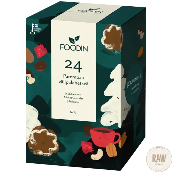 Foodin 24 Parempaa välipalahetkeä Joulukalenteri 625g – kuva 2