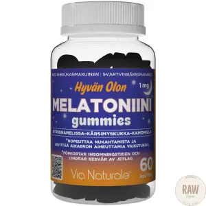 Via naturale Hyvän Olon Melatoniini 1 mg Gummies 60 kpl