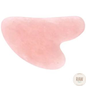 Gua Sha luonnonkivi Ruusu kvartsi